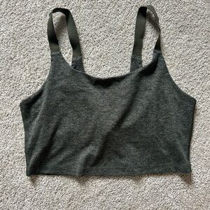 Aerie Dark Green Cropped Tank Top
